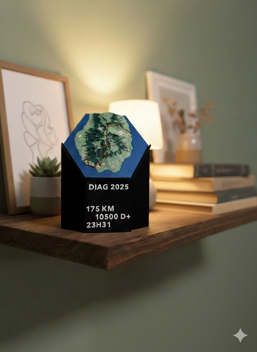 Hexa 3D trophée